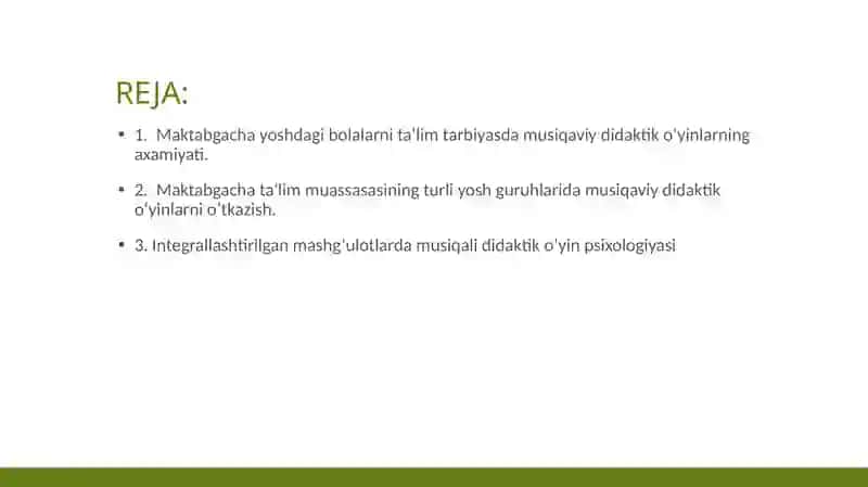 Maktabgachata'lim muassasasi damusiqaviy didaktiko'yinlar 2