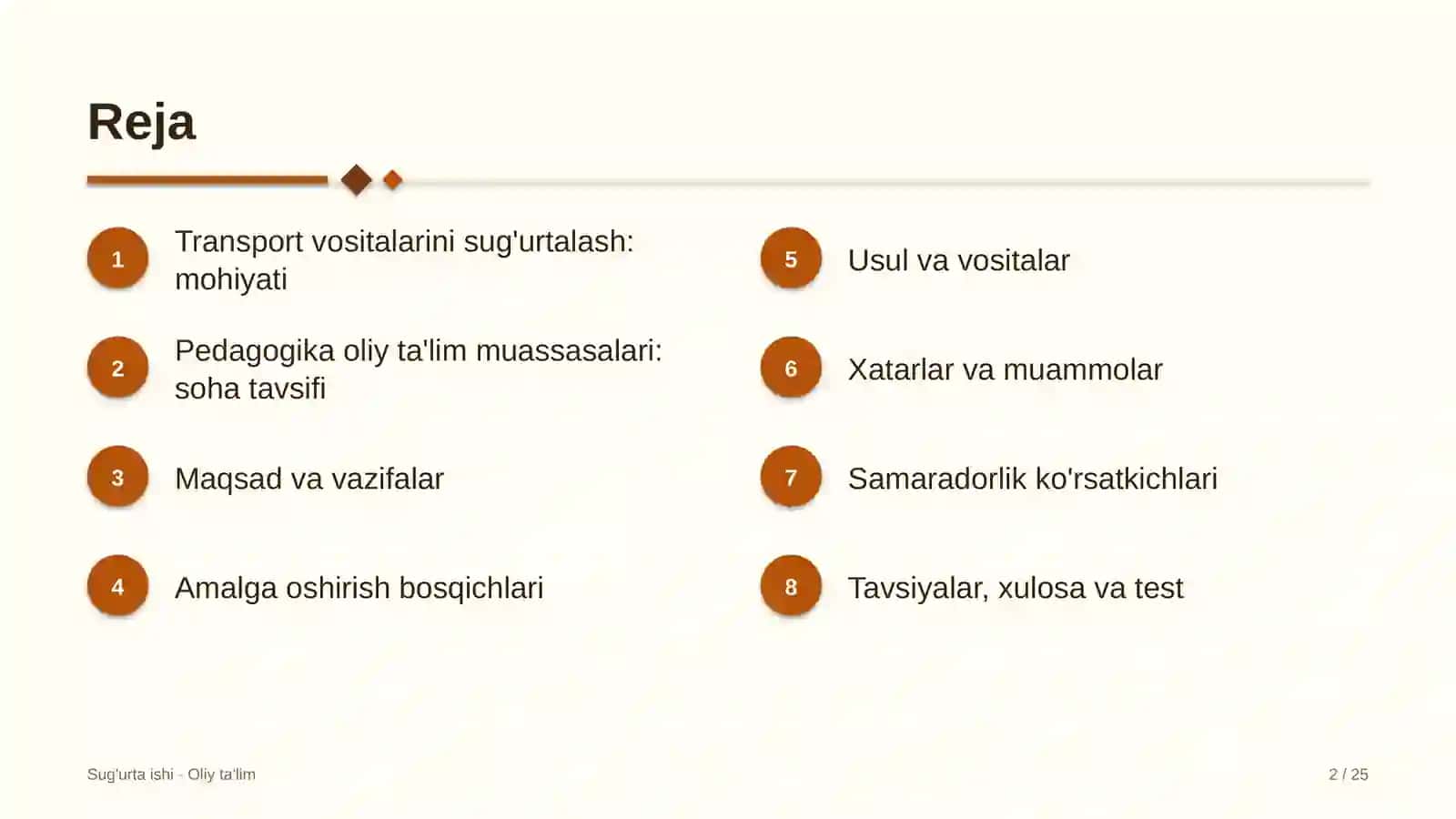 pedagogika oliy ta'lim muassasalarida transport vositalarini sug'urtalash 8961 2