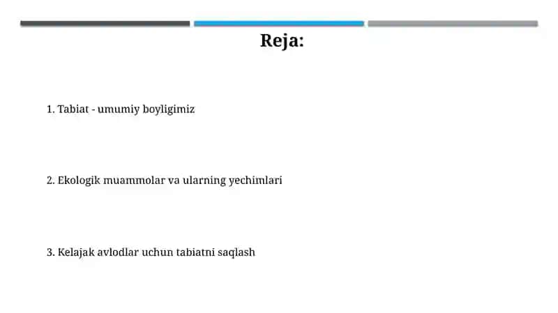 Tabiat - umumiy boyligimiz 2