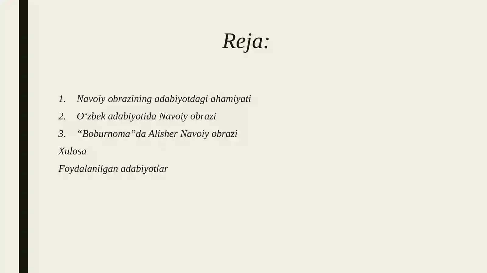 Jahon va O‘zbek adabiyotida Alisher Navoiy haqida yaratilgan badiiy asarlar 2