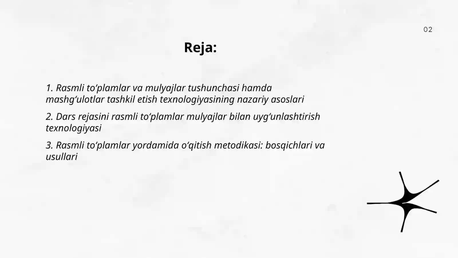 Rasmli toʻplamlar mulyajlar yordamida mashgʻulotlar tashkil etish texnologiyasi 2