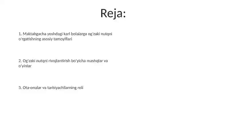 Maktabgacha yoshdagi karbolalarni og‘zaki nutqga o‘rgatish 2
