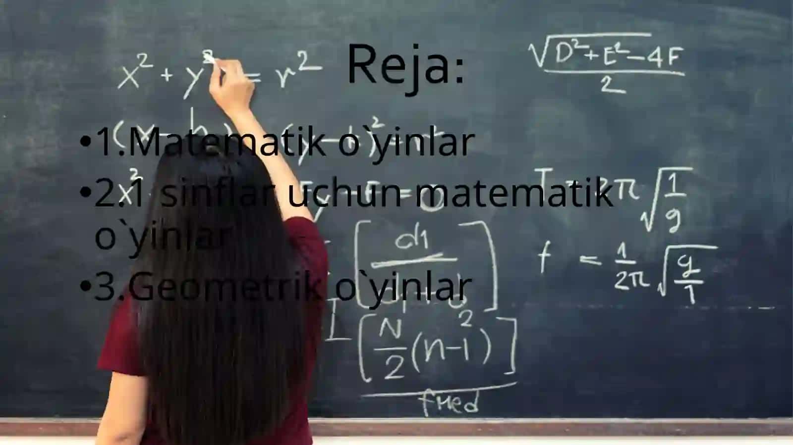 Matematik o`yinlar 2