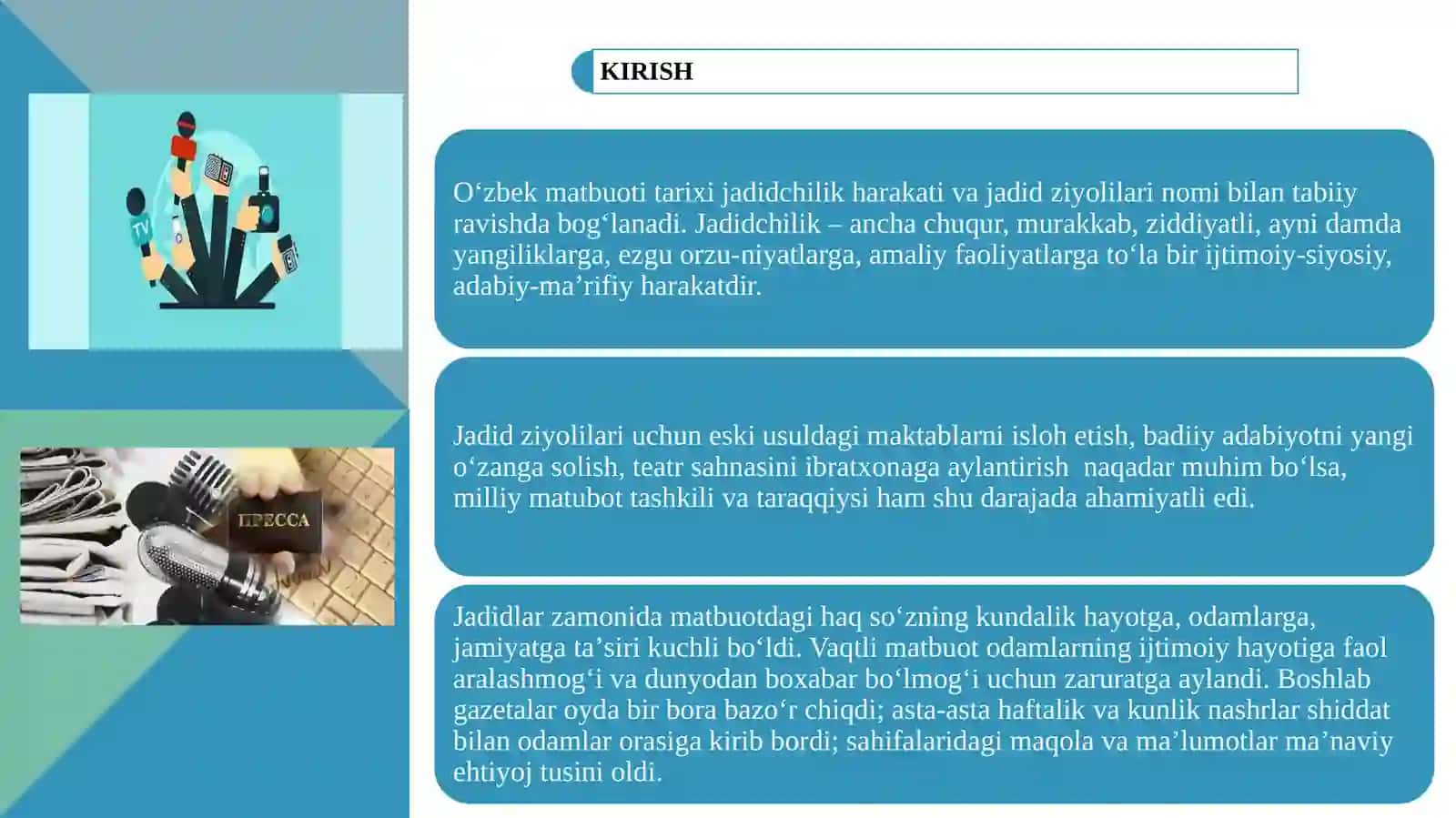 MILLIY MATBUOTNING ILK YILLARI HAQIDA 2