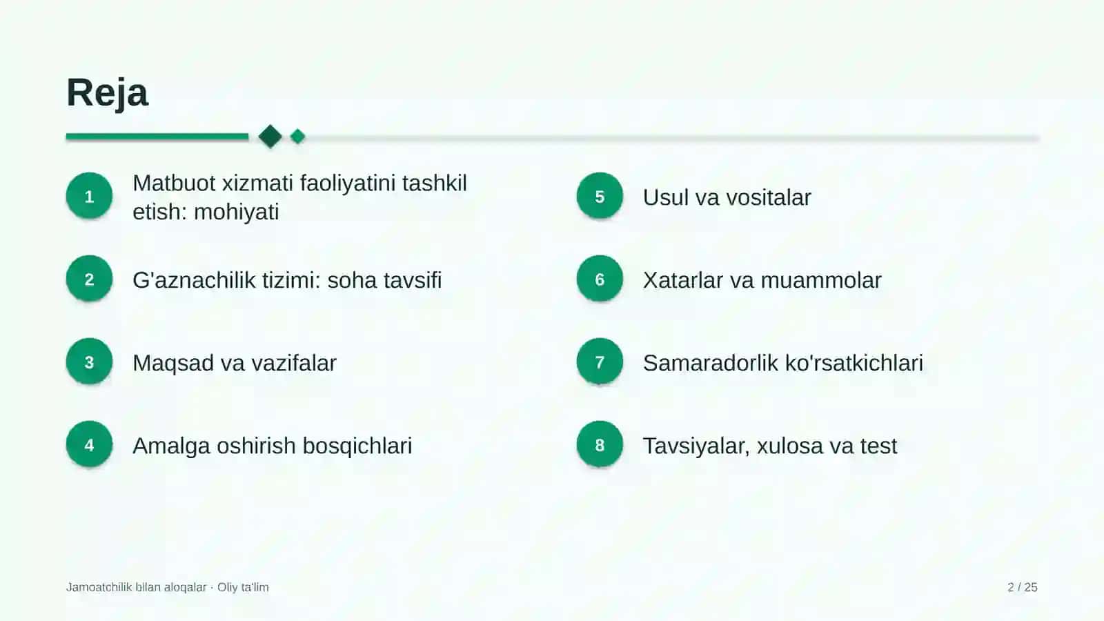 g'aznachilik tizimida matbuot xizmati faoliyatini tashkil etish 5392 2