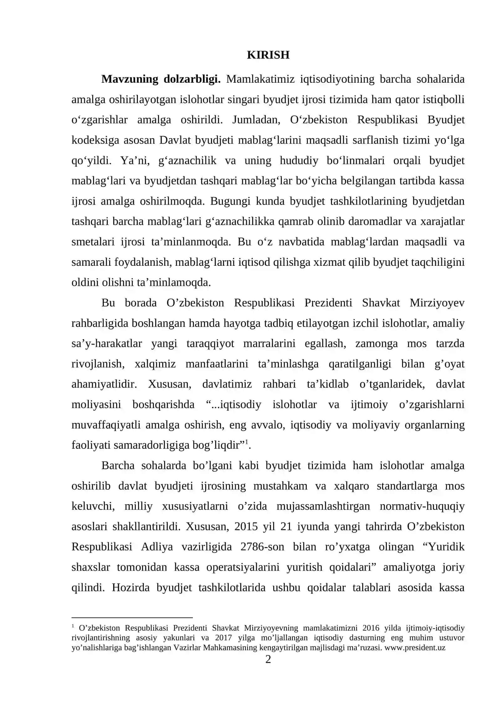 BYUDJET TASHKILOTLARIDA KASSA VA KASSA OPERATSIYALARI 2