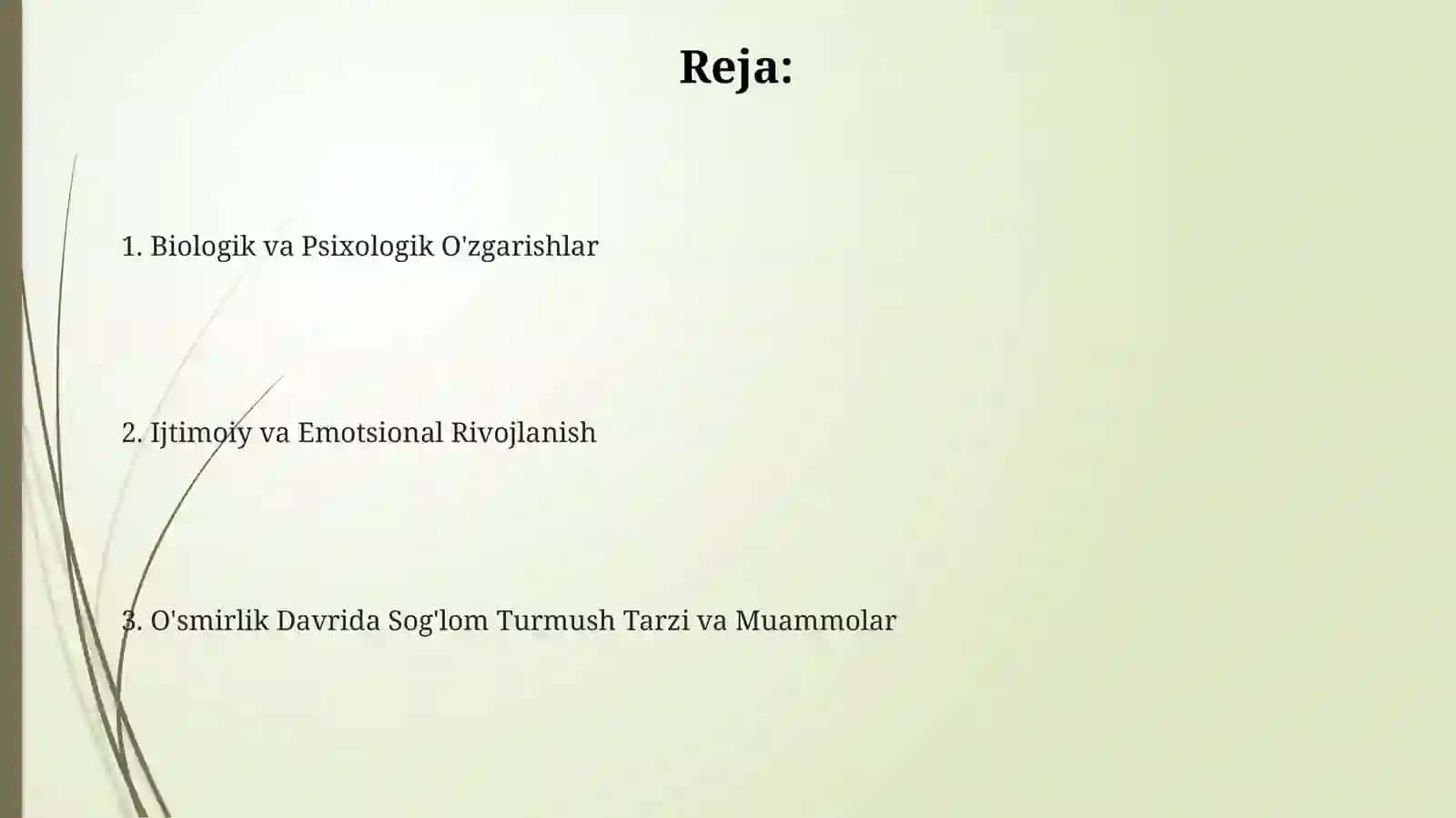 Oʻspirinlik davri 2