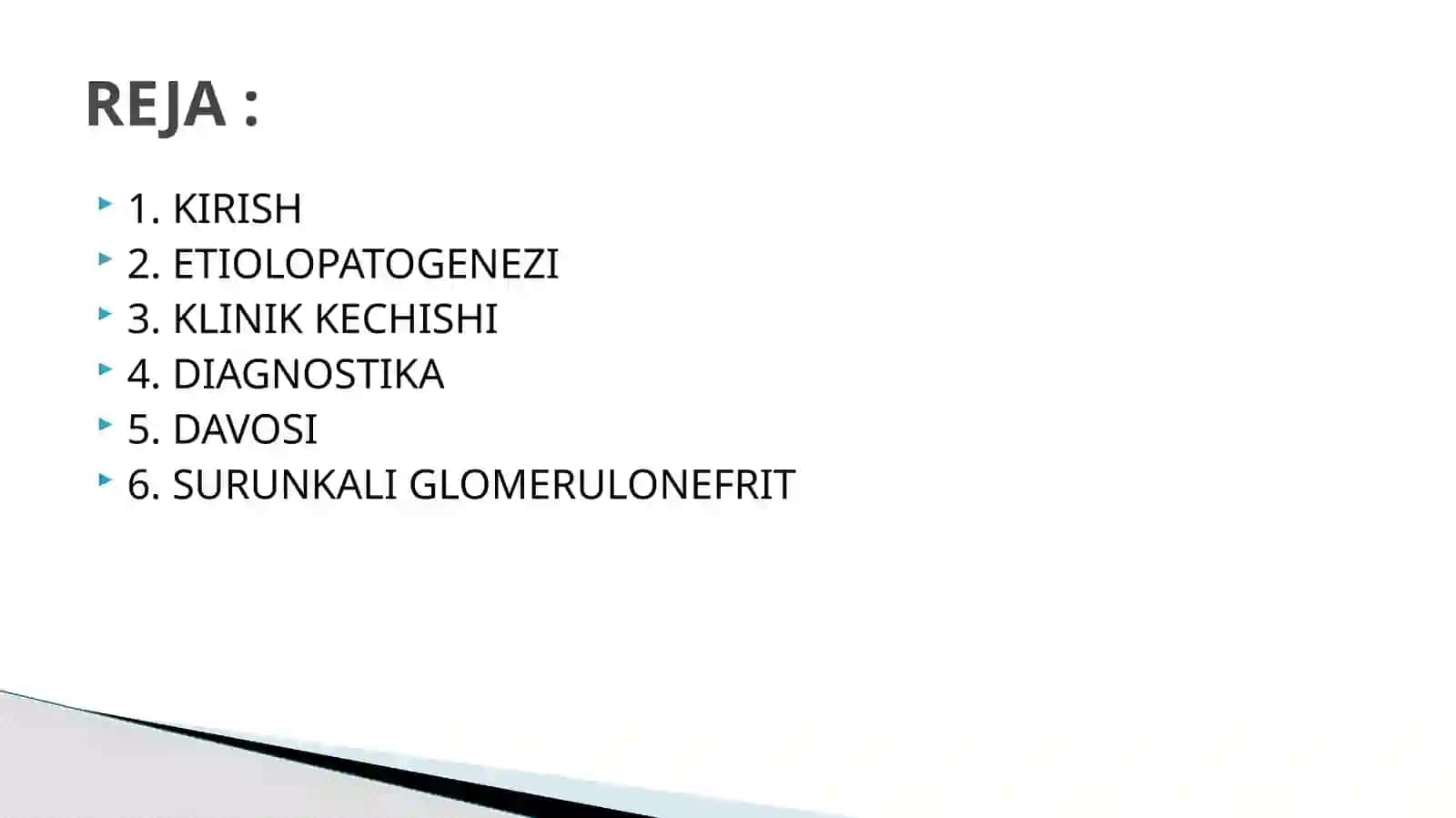 Glomerulonefrit 2