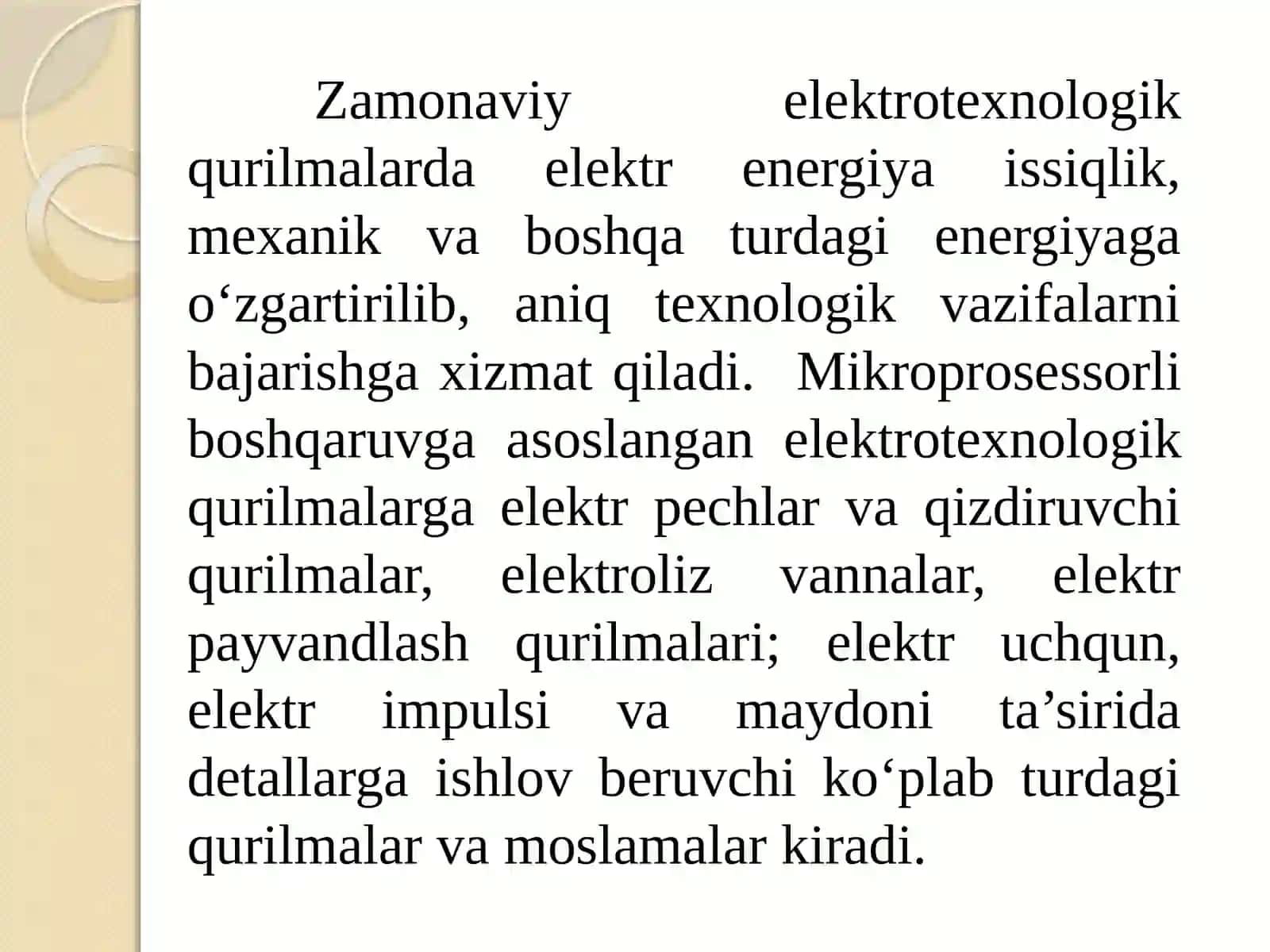 Mikroprotsessor vositasida boshqariladigon elektr texnologik qurilmalar 2