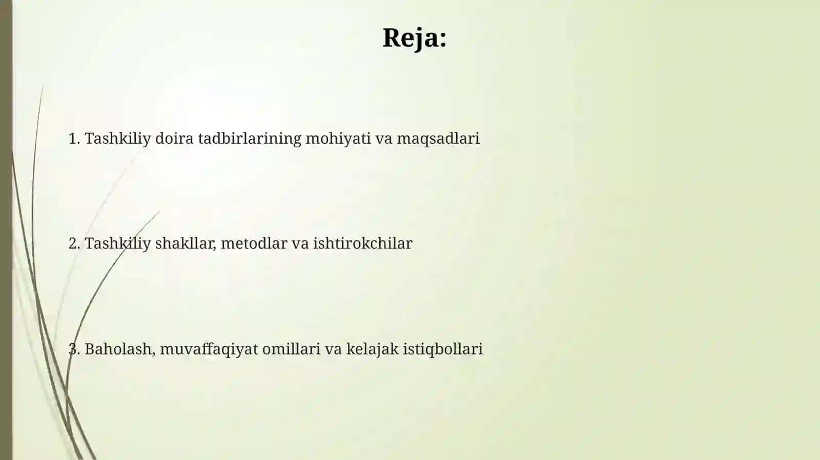 Toʻgarak ishlarini tashkil qilish tushunchasining talqini 2