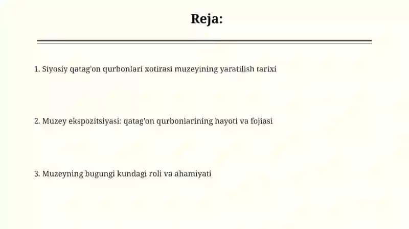 Siyosiy qatag'on qurbonlari xotirasi muzeyi 2