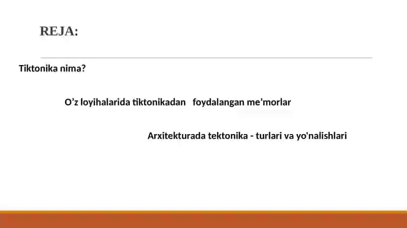 Arxitekturaviy bionikada tektonika 2