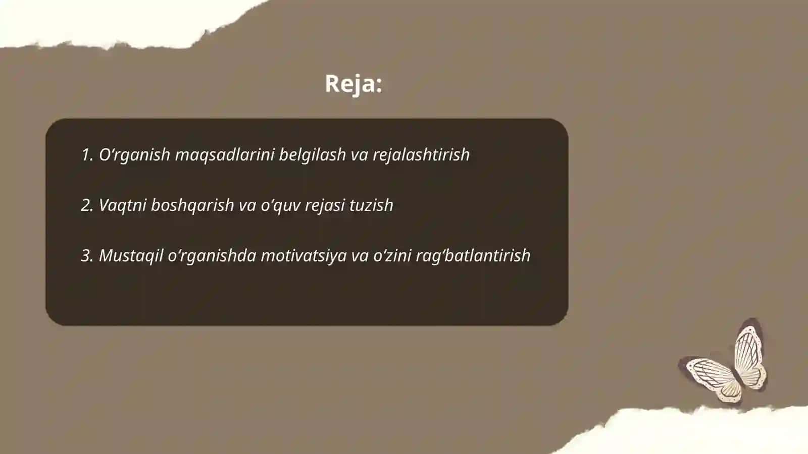 Shaxsning oʻrganish metodlari 2