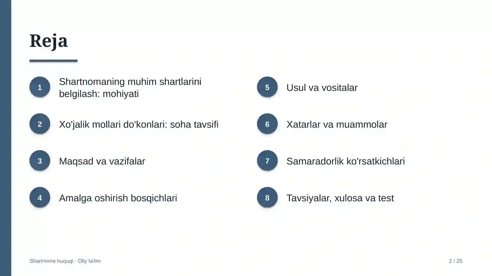 xo'jalik mollari do'konlarida shartnomaning muhim shartlarini belgilash 6652 2