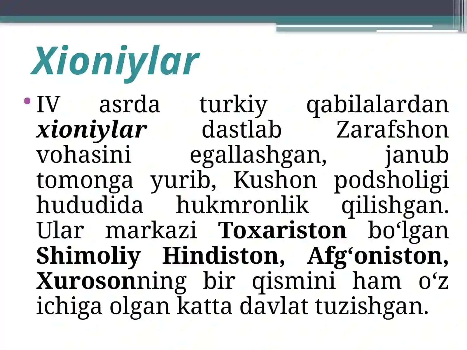IV–V ASRLARDA XIONIYLAR VA KIDARIYLAR 2