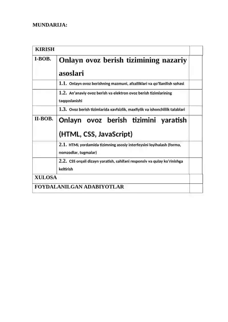 Onlayn ovoz berish tizimlari 2