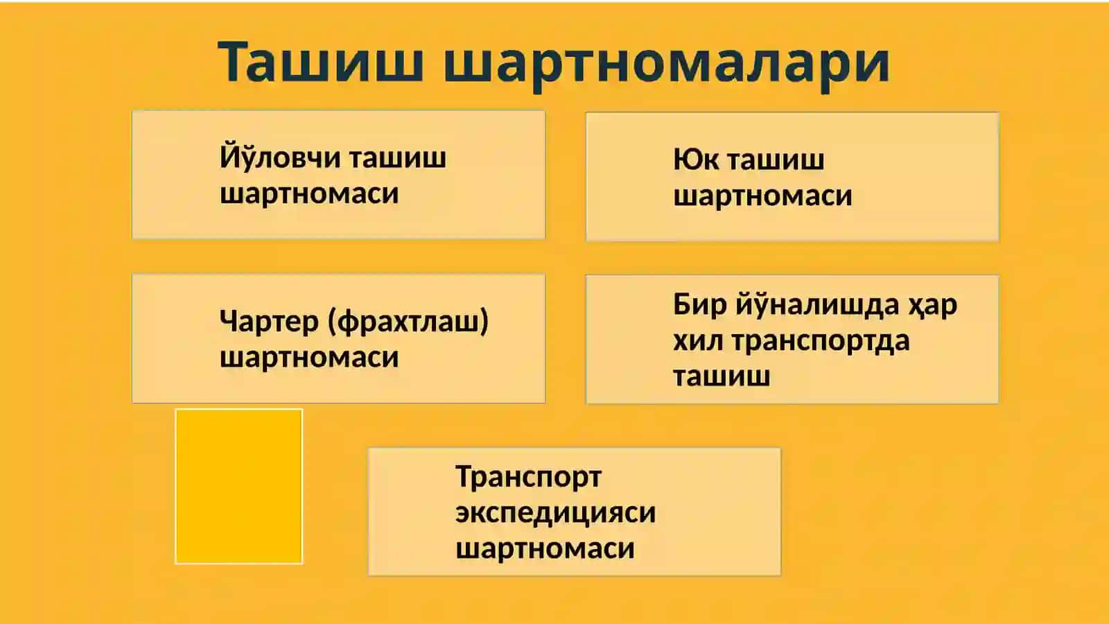 Ташиш шартномалари 2