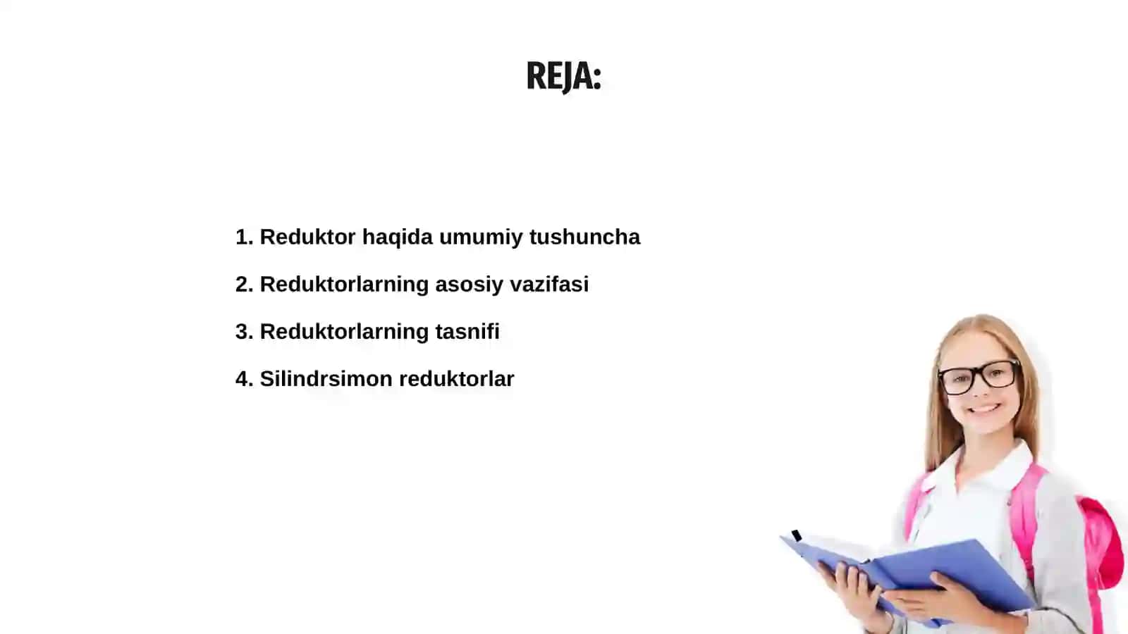 Reduktor turlari 2