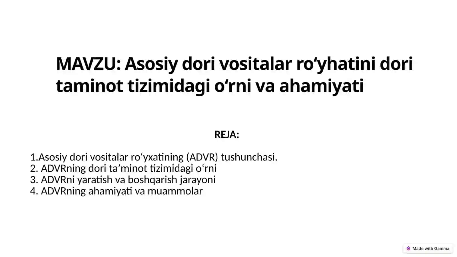 Farmatsevtika ta’lim va tadqiqot instituti 2