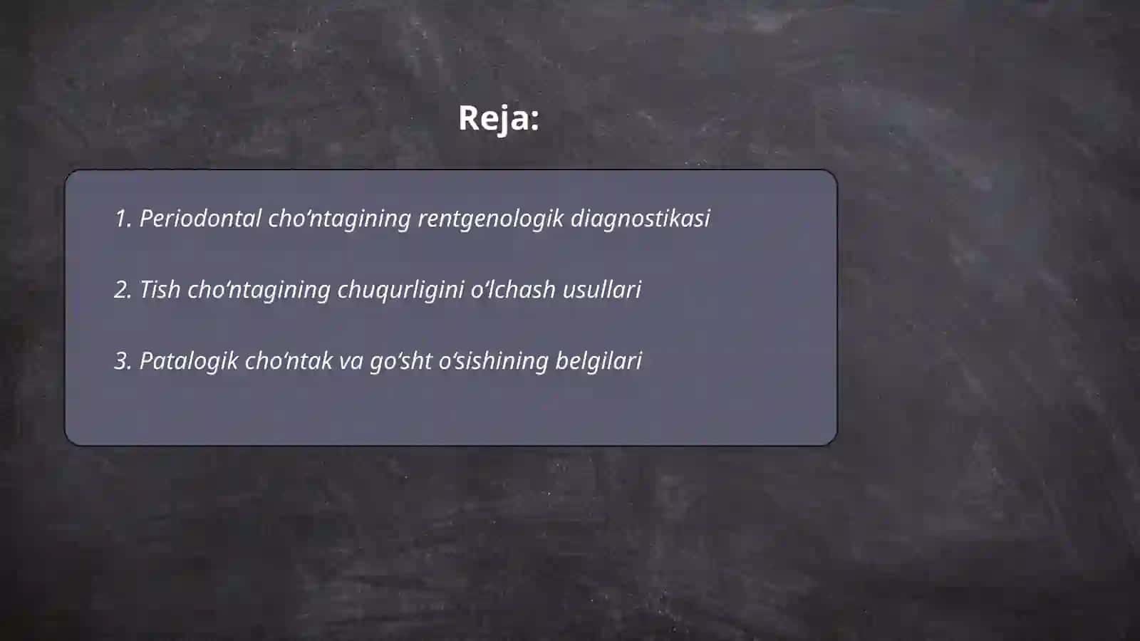 Periodontal cho‘ntagining rentgenologik diagnostikasi 2