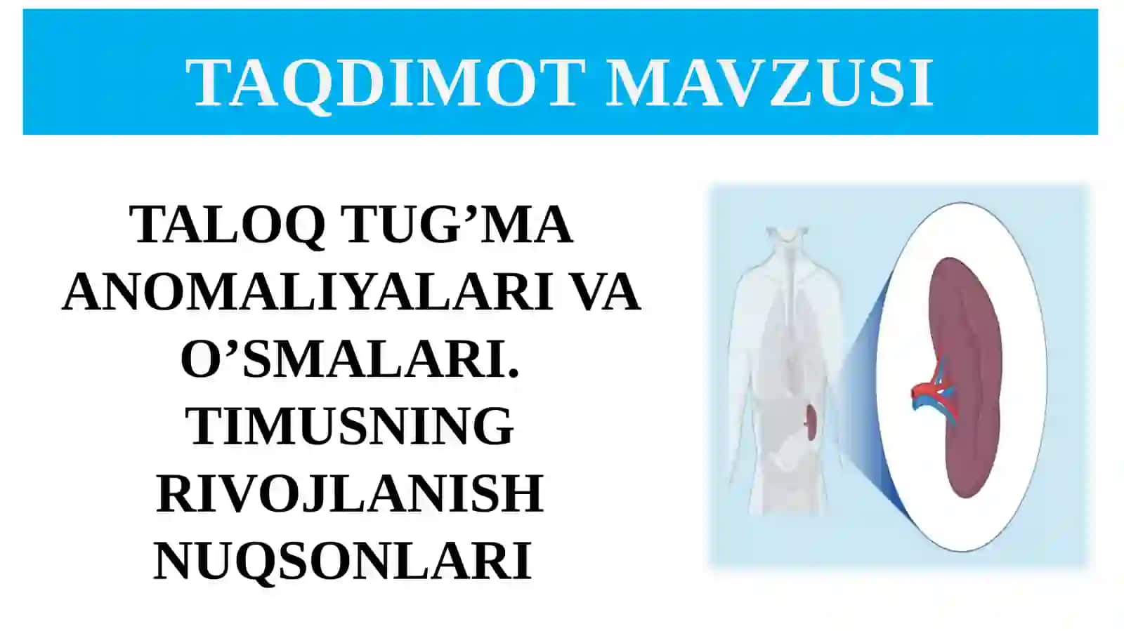 Taloq Tug’ma Anomaliyalari va O’smalari 2