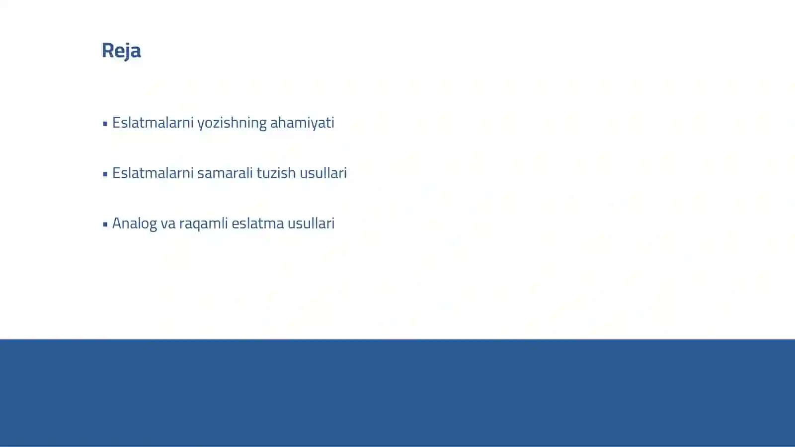 Eslatmalar bilan ishlash (note-taking) va foydali jihatlari 2