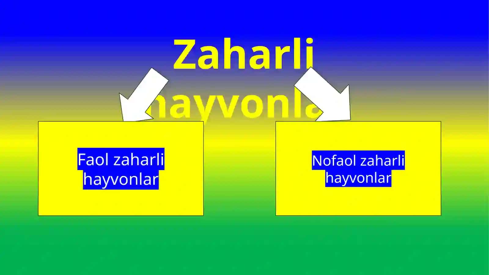 Zaharli hayvonlar 2