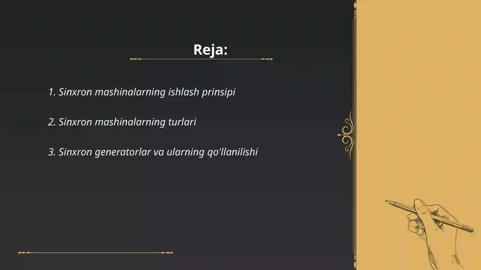 Sinhron mashinalar 2