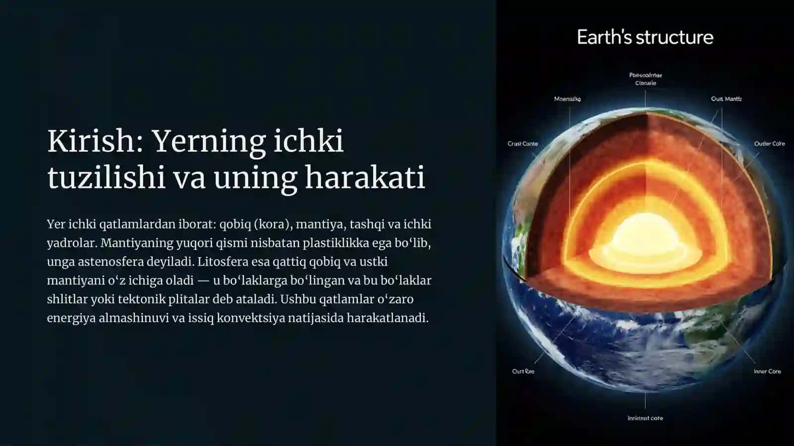 Shlitalar tektonikasi mexanizmi sayyoramiz dinamikasini tushunish 2