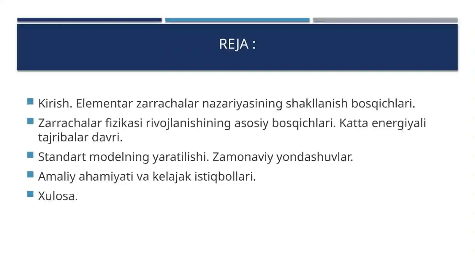 Elementarzarrachalarning paydo bo'li sh tarixi 2