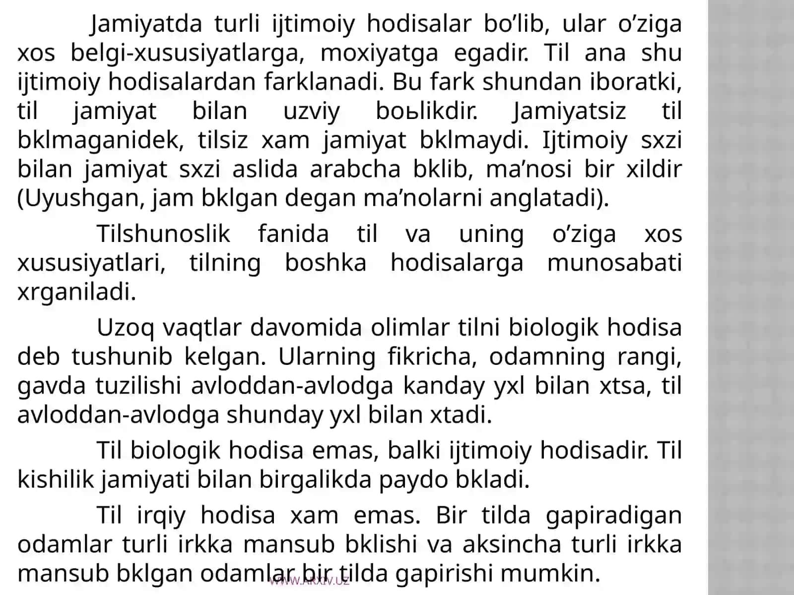 TIL-IJTIMOIY HODISA 2