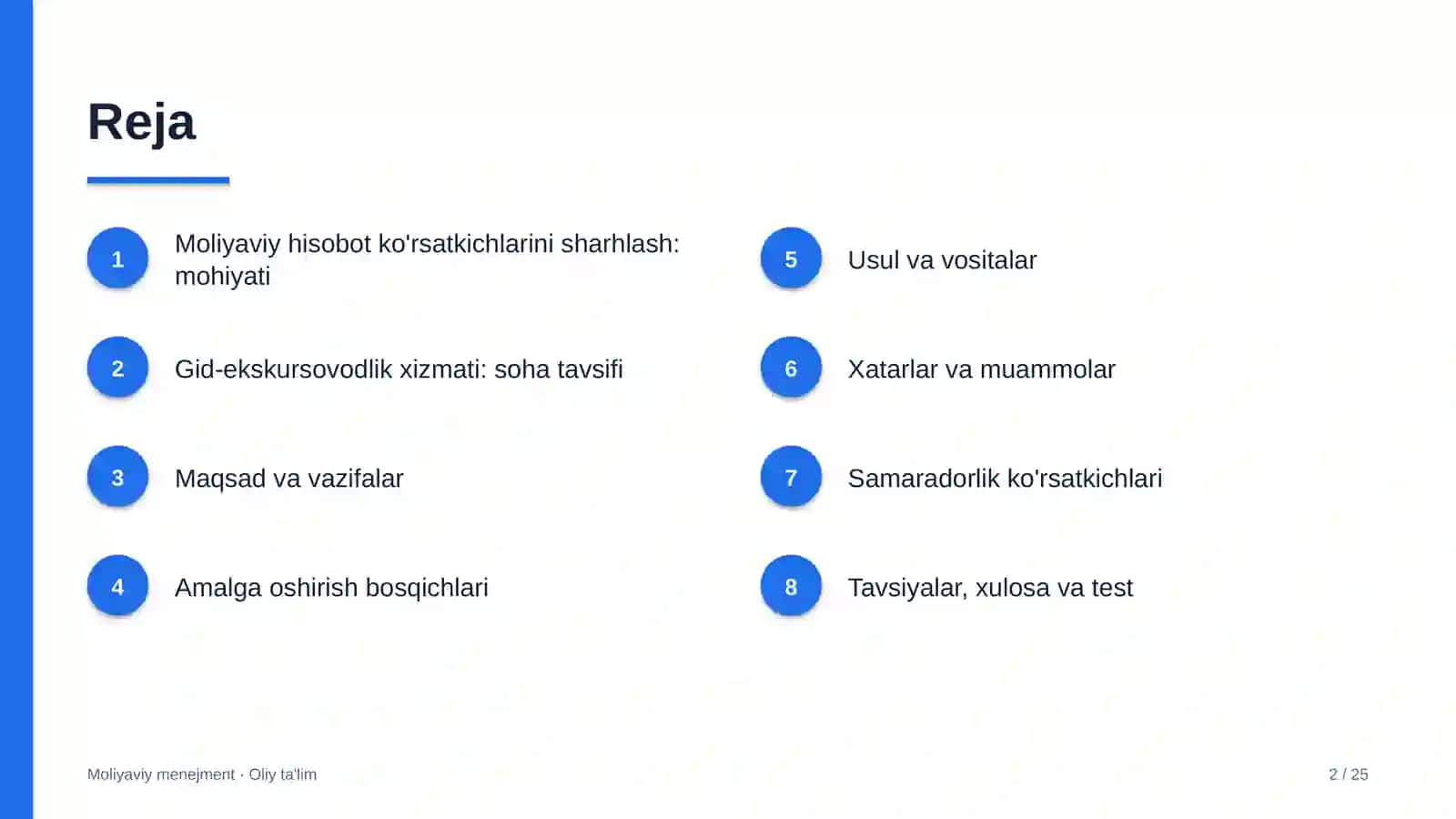 gid ekskursovodlik xizmatida moliyaviy hisobotdagi muhim ko'rsatkichlarni sharhlash 3317 2