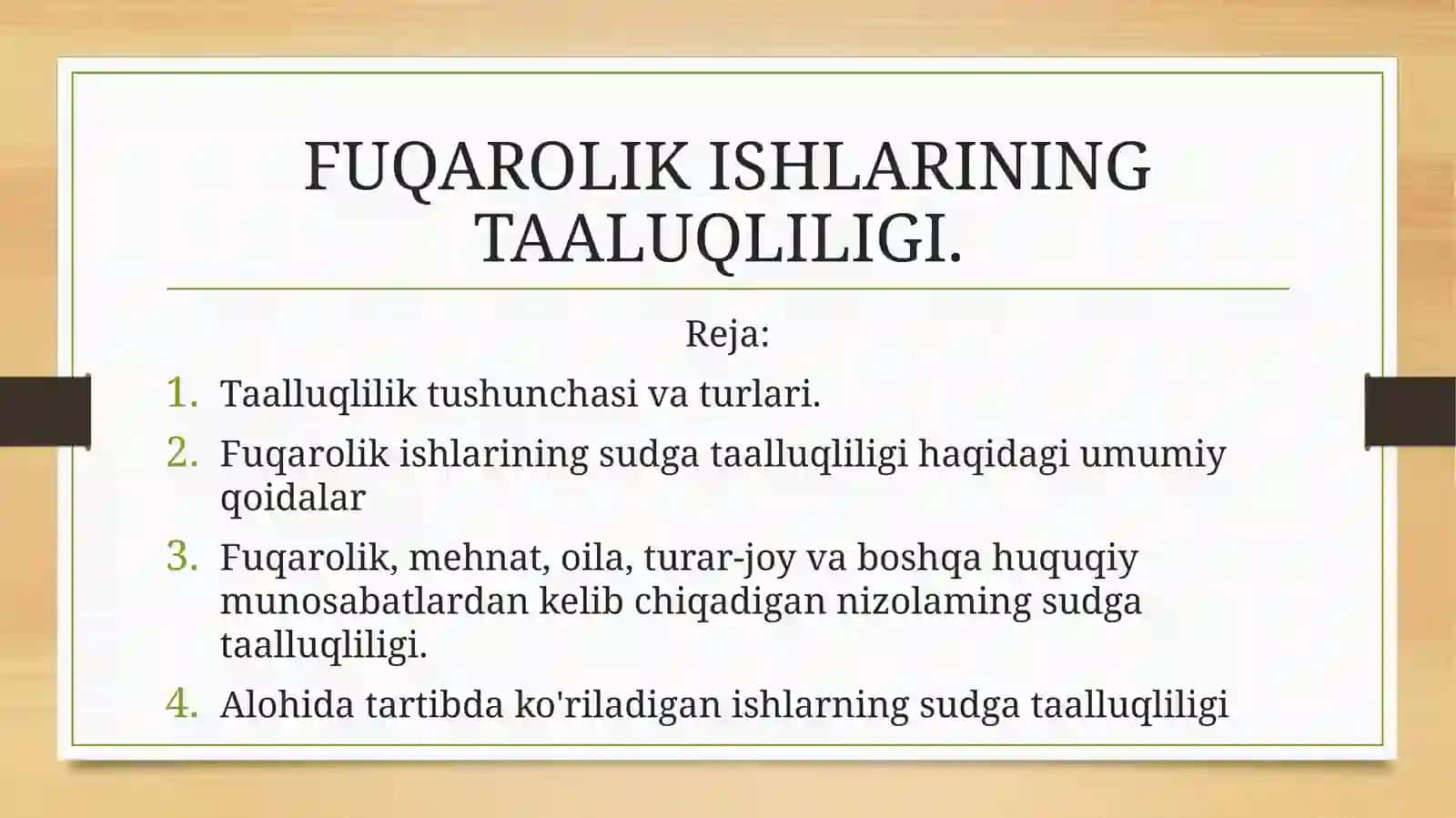 FUQAROLIK ISHLARINING TAALUQLILIGI 2