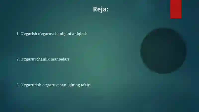 Modifikatsion oʻzgaruvchanlik haqida tushuncha 2