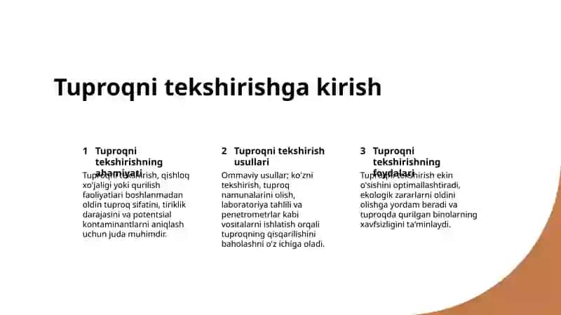Tuproqnifizik-mexanikxossalarinitekshirish 2