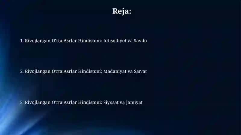 O'rta Asrlar Hindistoni 2