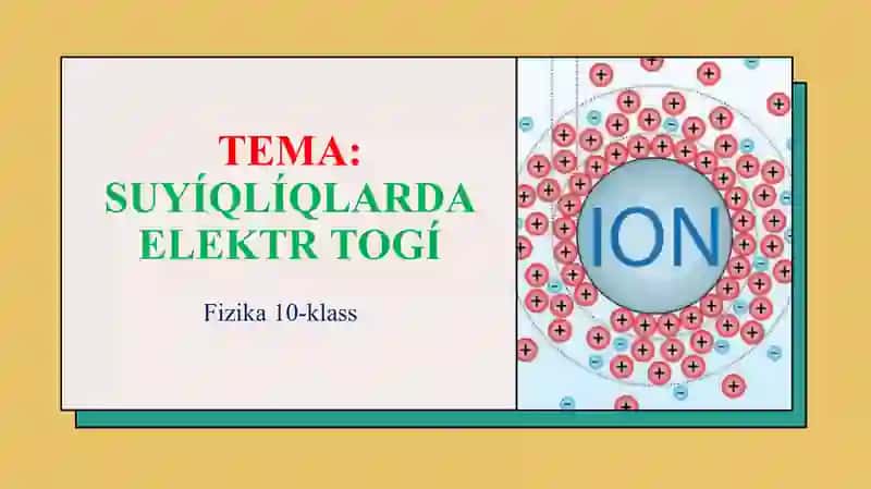 Suyıqlıqlarda elektr togı_5E 2