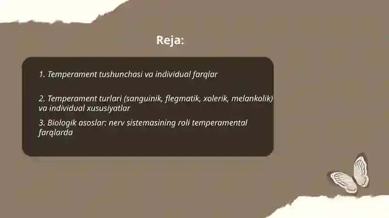 Temperamentdagi individual farqlar 2