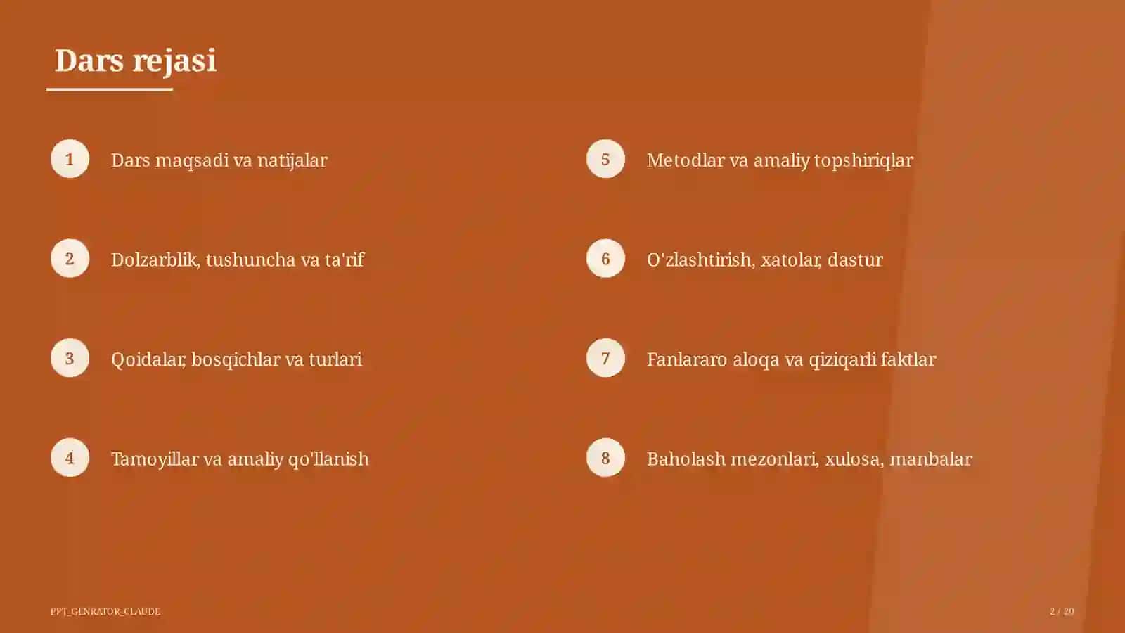 Sun'iy intellekt vositalari o'qituvchi uchun 2