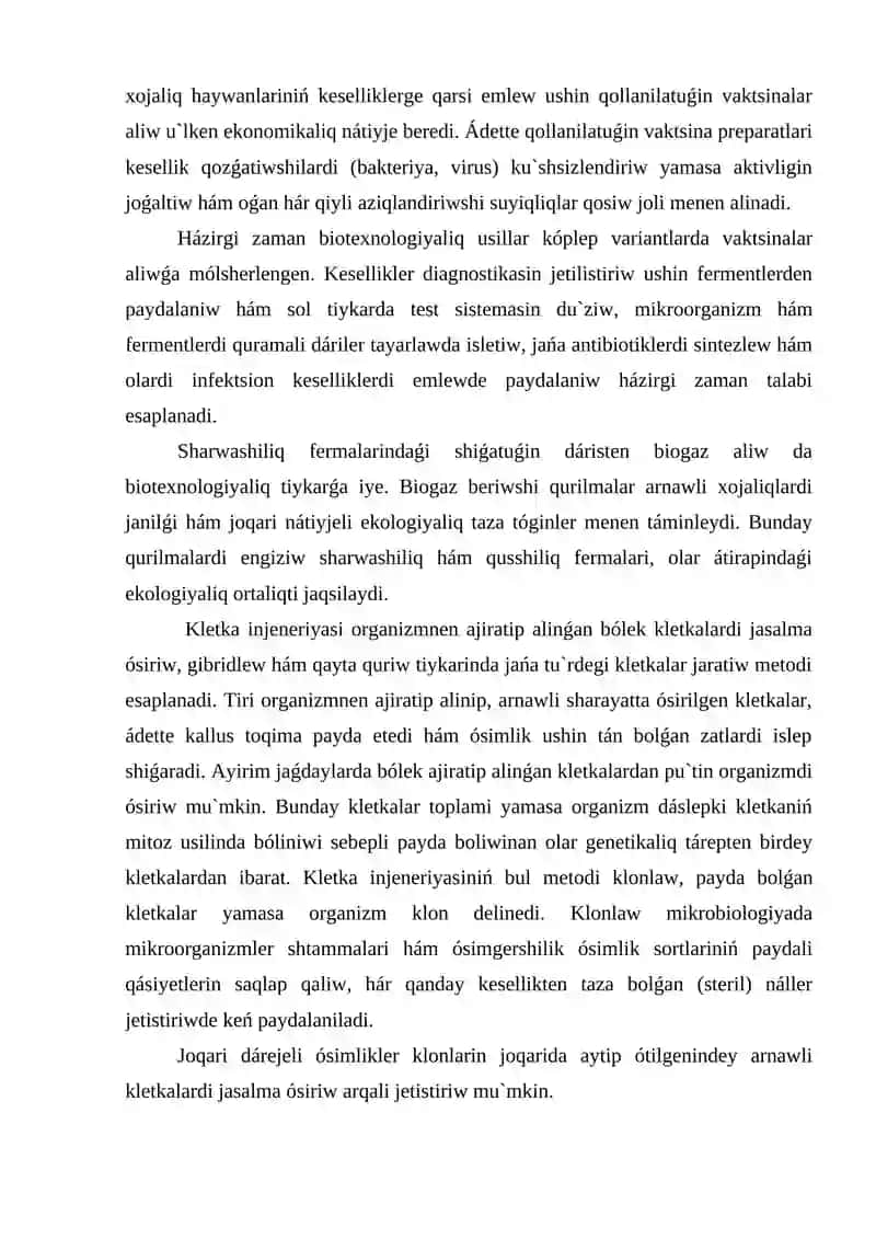 Embrionlardı jınıslıq bahalaw usılları 2