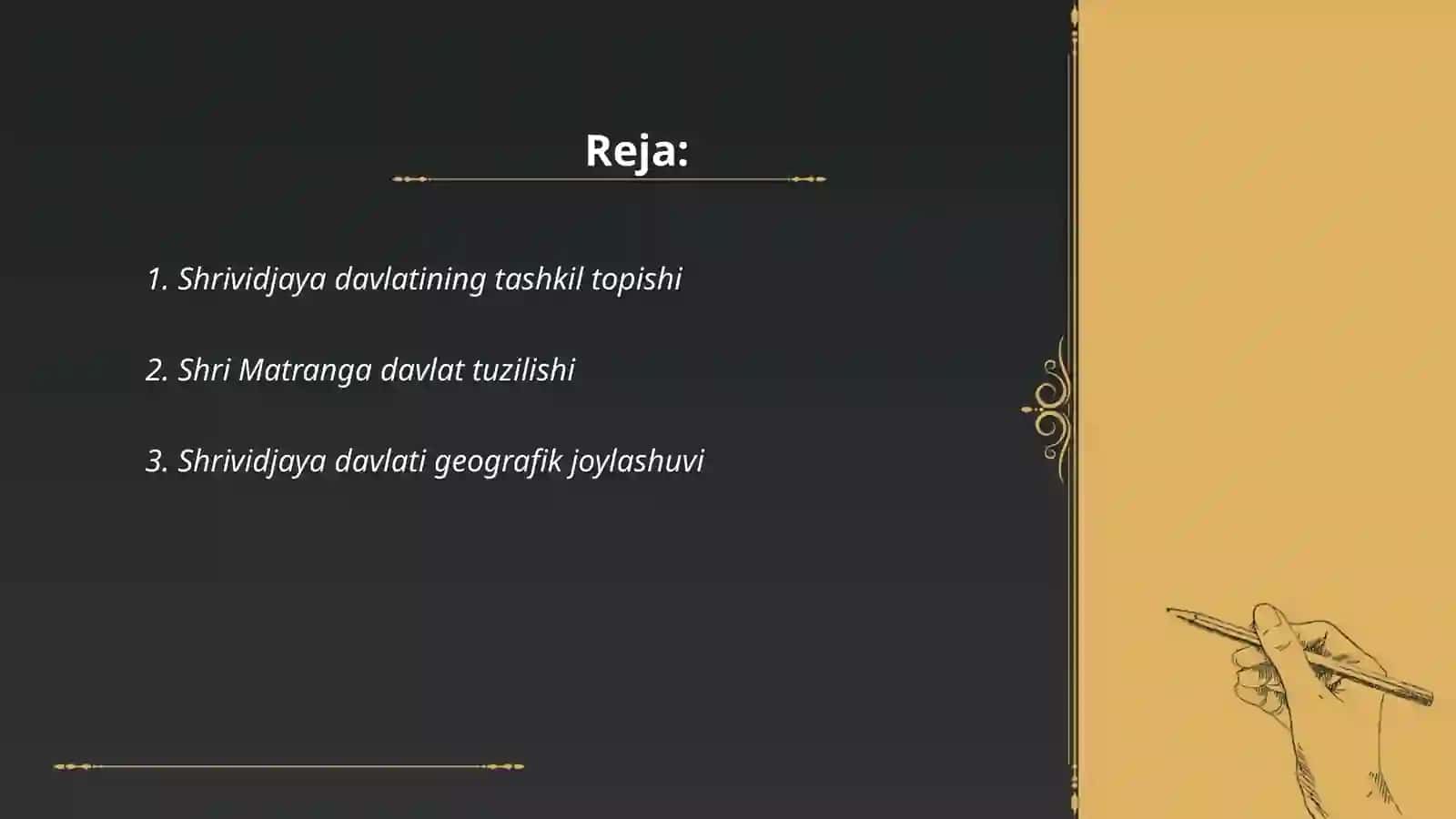 Shrividjaya va Mataram davlatlarining tashkil topishi va qulashi 2