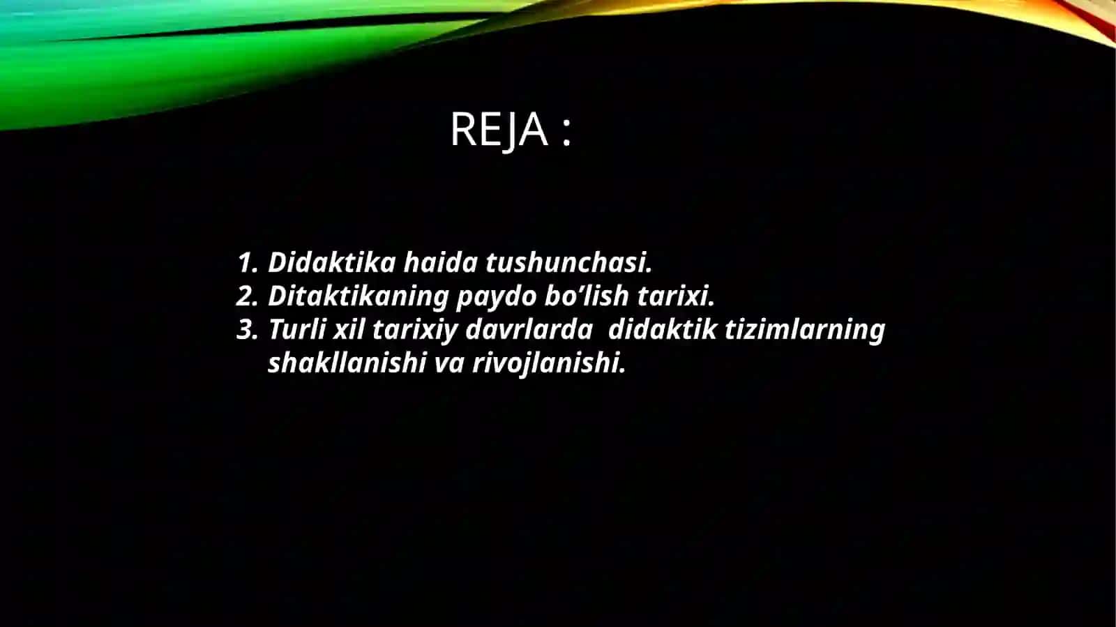 Didaktika ta'lim nazariyasi sifatida 2