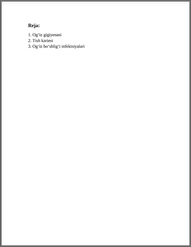 JARROHLIK STOMOTOLOGIYASI 2