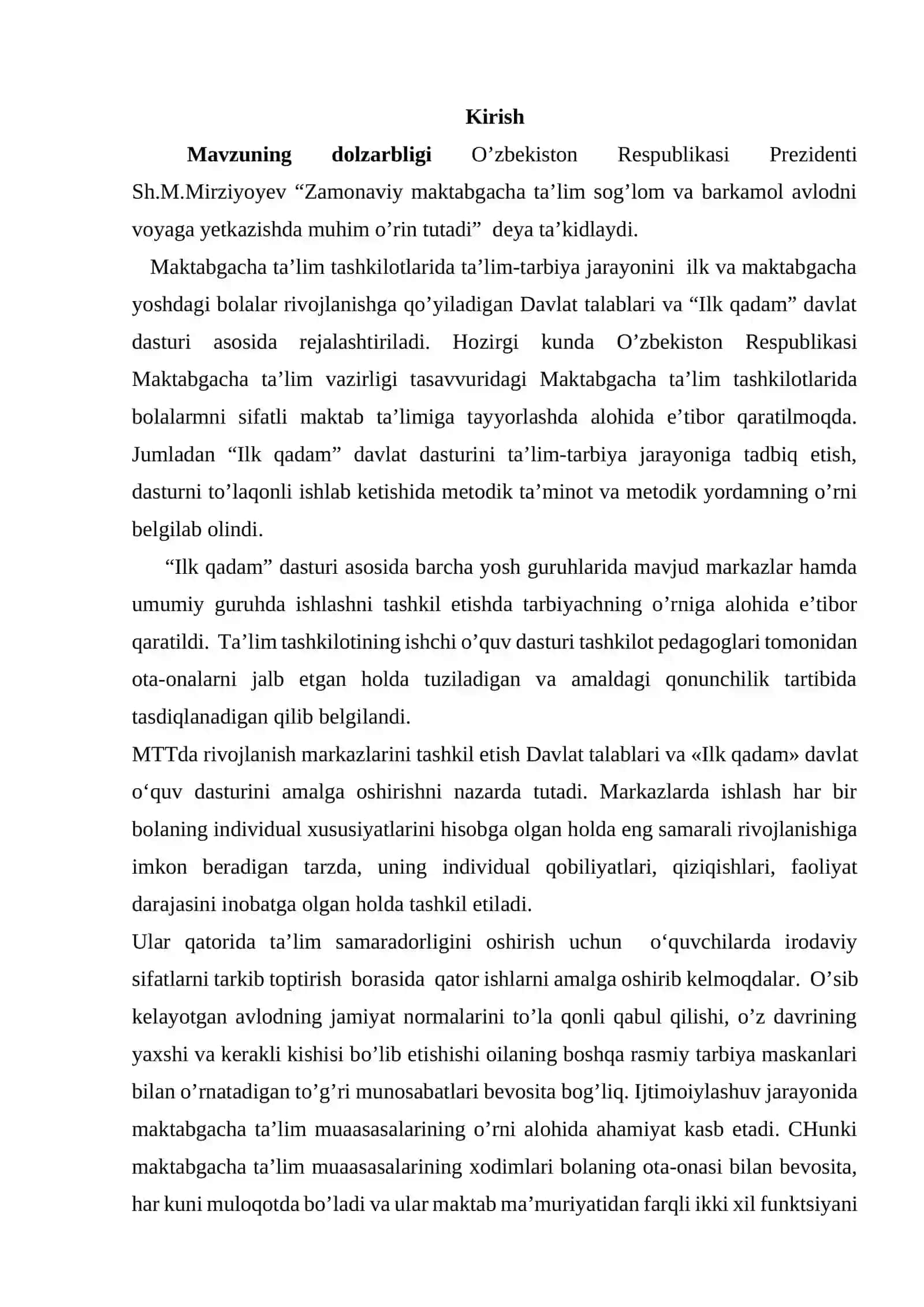 DMTT tarbiyachisining rivojlantirish markazlarida ta'limiy faoliyatiga rahbarlik qilish metodi 2