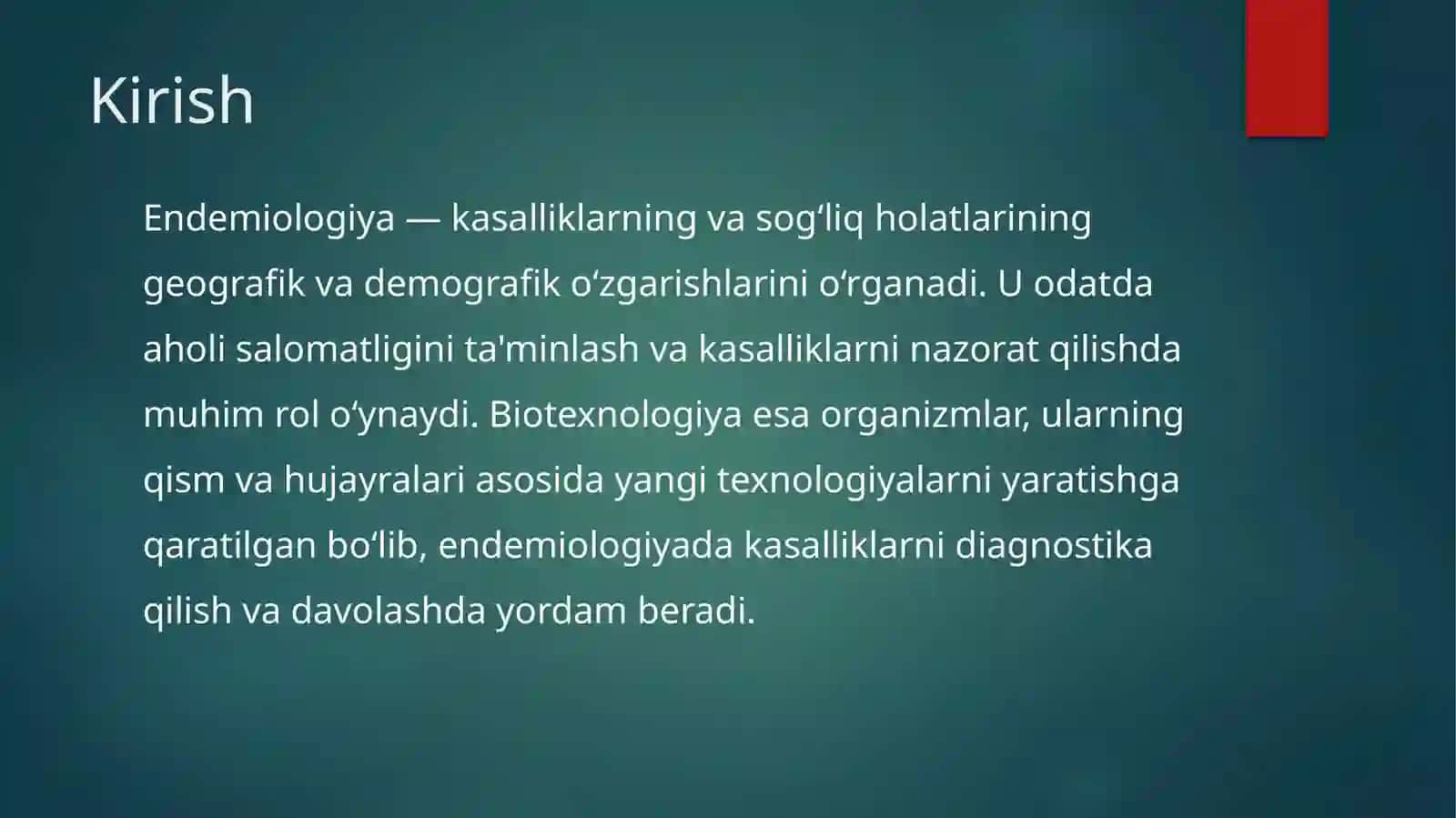 Endemiologiya 2