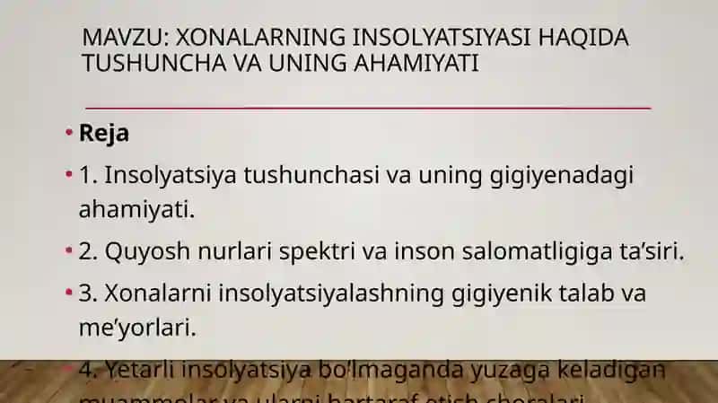 xonalar insolyatsiyasi haqida tushuncha 2