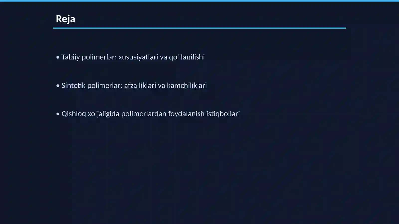 Tabiiy va sintetik polimerlar 2