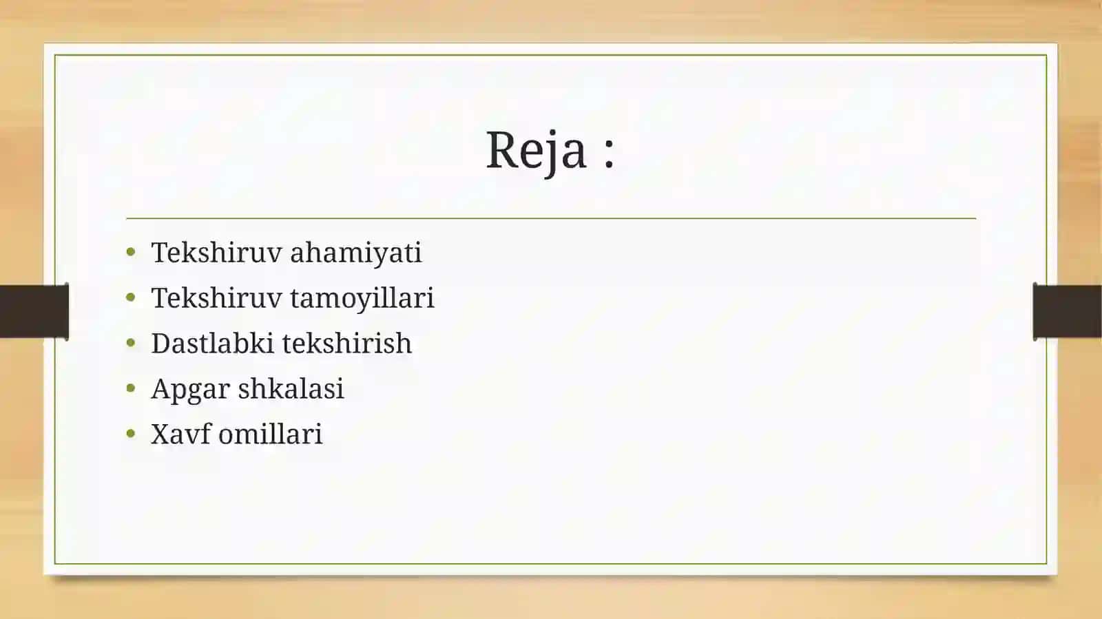 Yangi tug’ilgan chaqaloqlarda fizikal tekshiruv 2