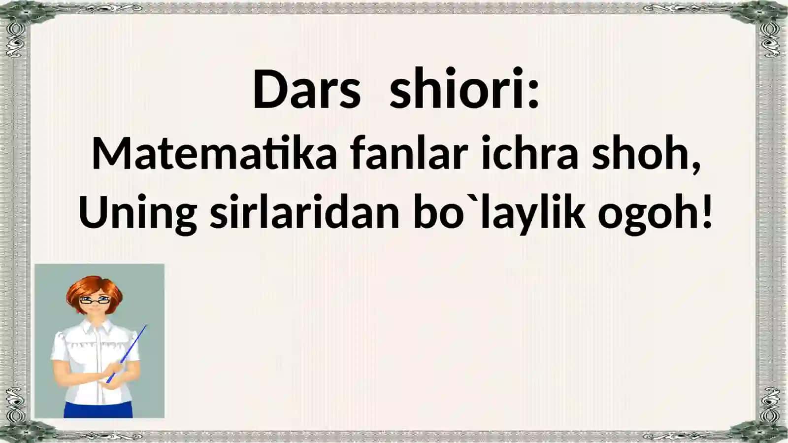 3-sinf 2
