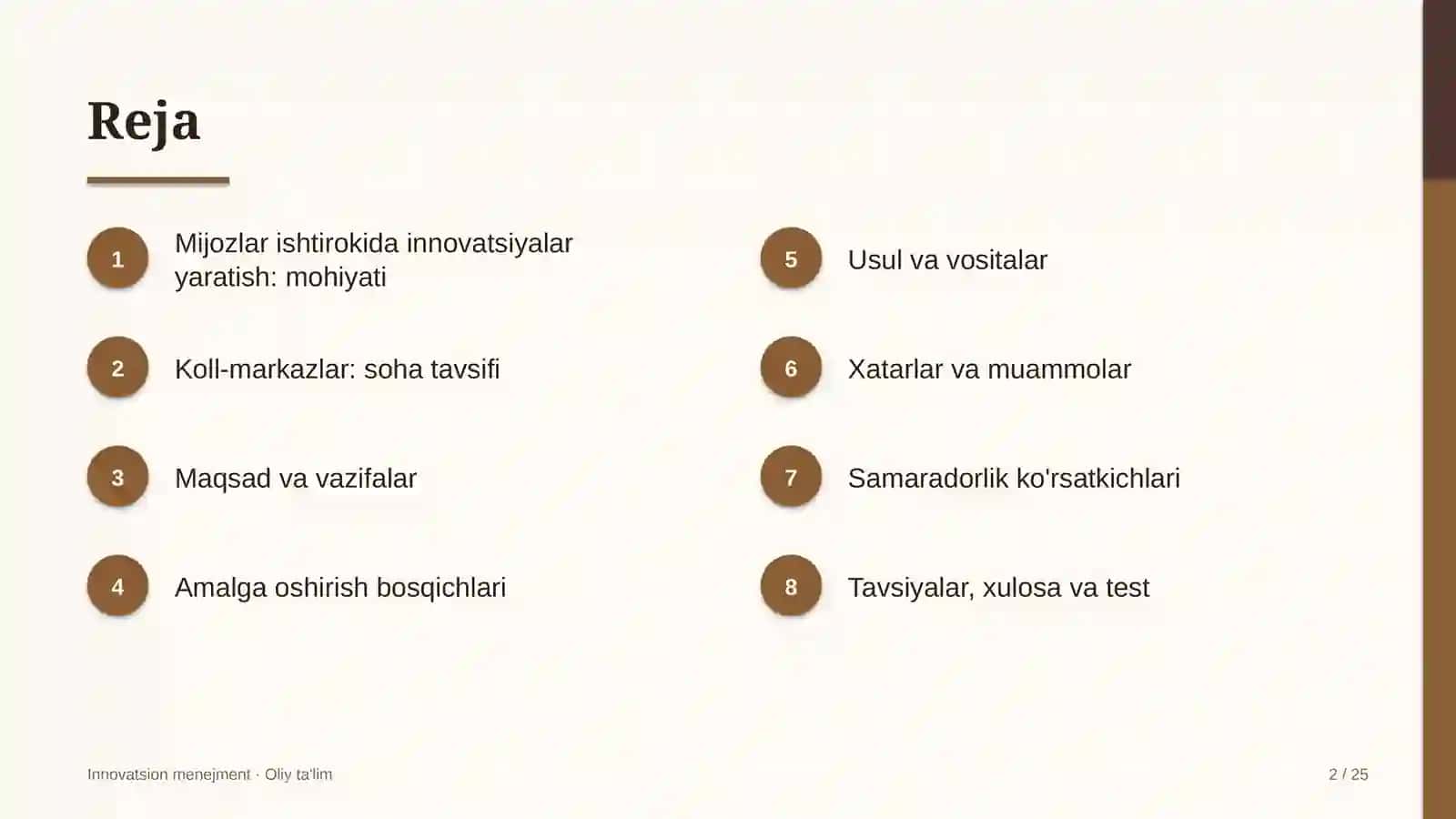Koll-markazlarda mijozlar ishtirokida innovatsiyalar yaratish 2